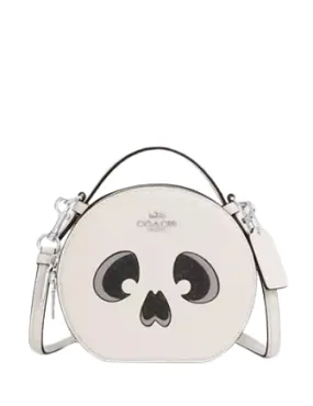 Coach Canteen Crossbody Bag With Halloween Ghost Face Print