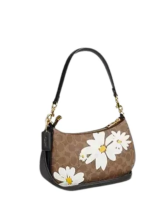 Coach Teri Shoulder Bag In Signature Canvas With Floral Print