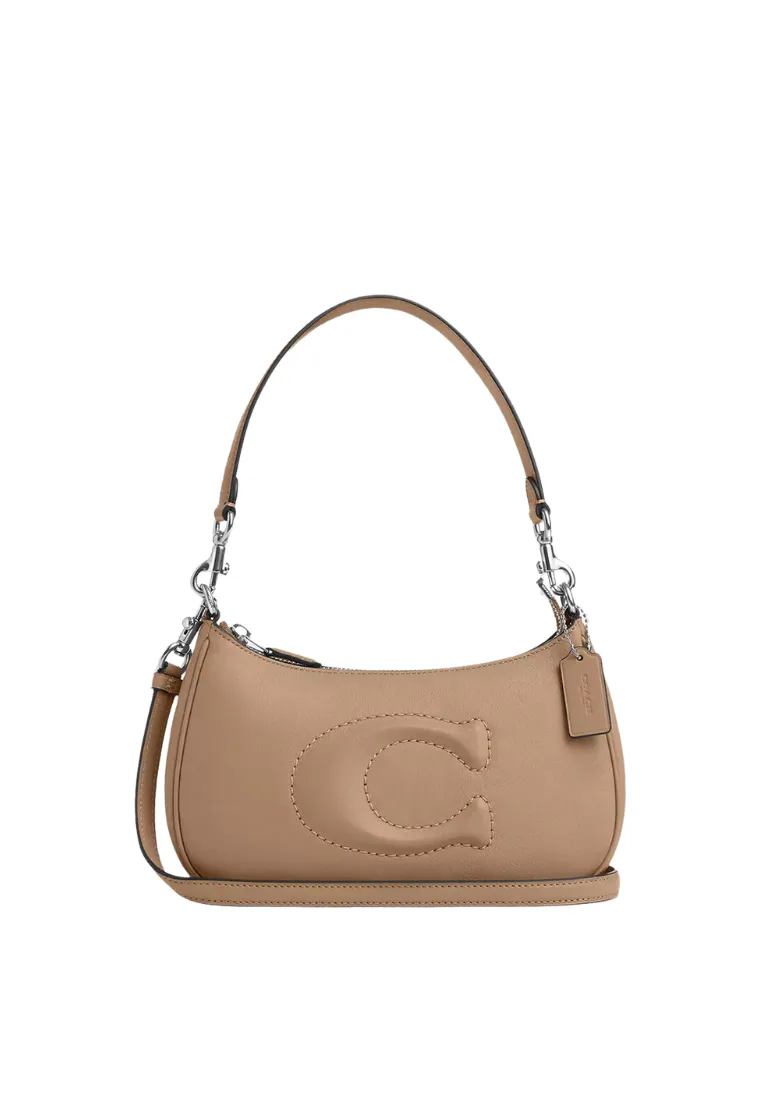 Coach Teri Shoulder Bag In Taupe CR099