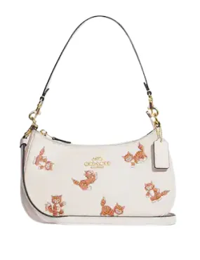 Coach Teri Shoulder Bag With Dancing Kitten Print