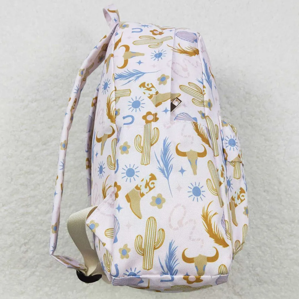 Cow Print Kids Girls Backpacks BA0156