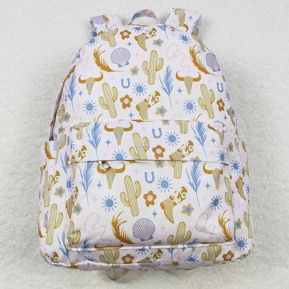 Cow Print Kids Girls Backpacks BA0156