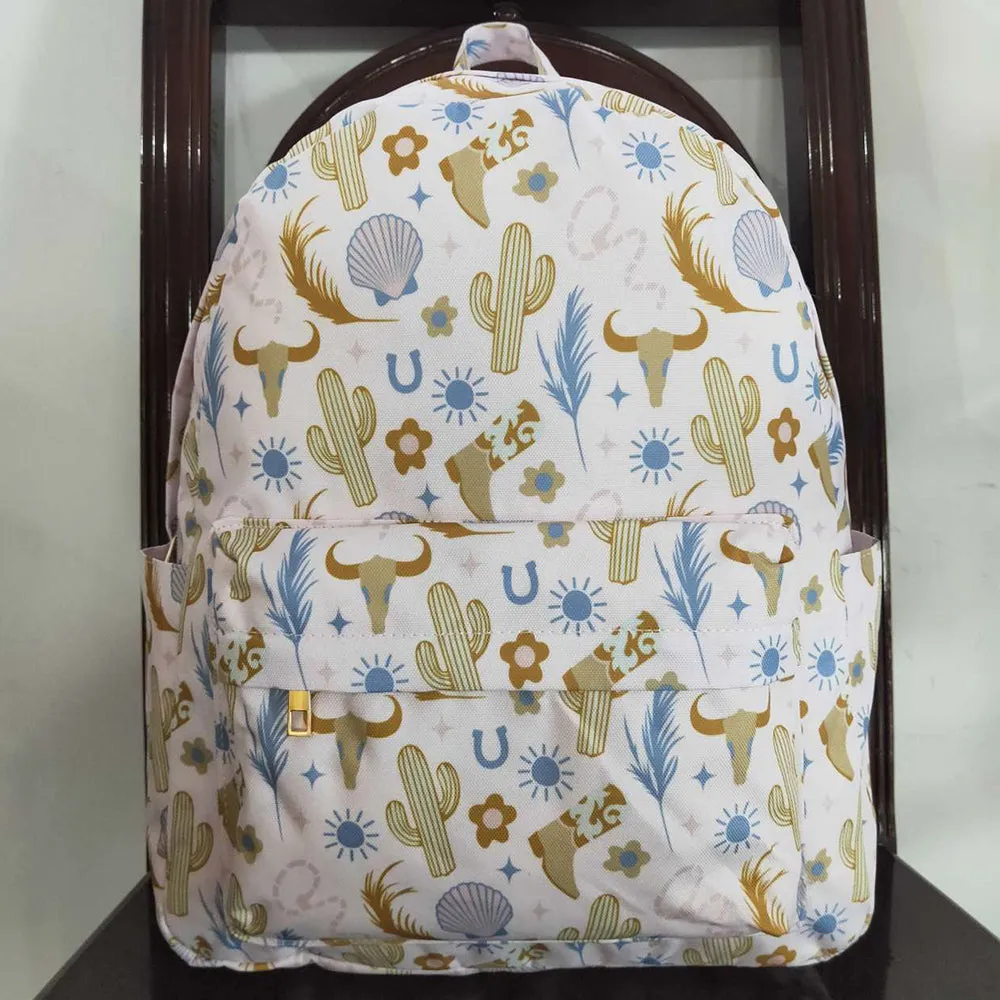 Cow Print Kids Girls Backpacks BA0156