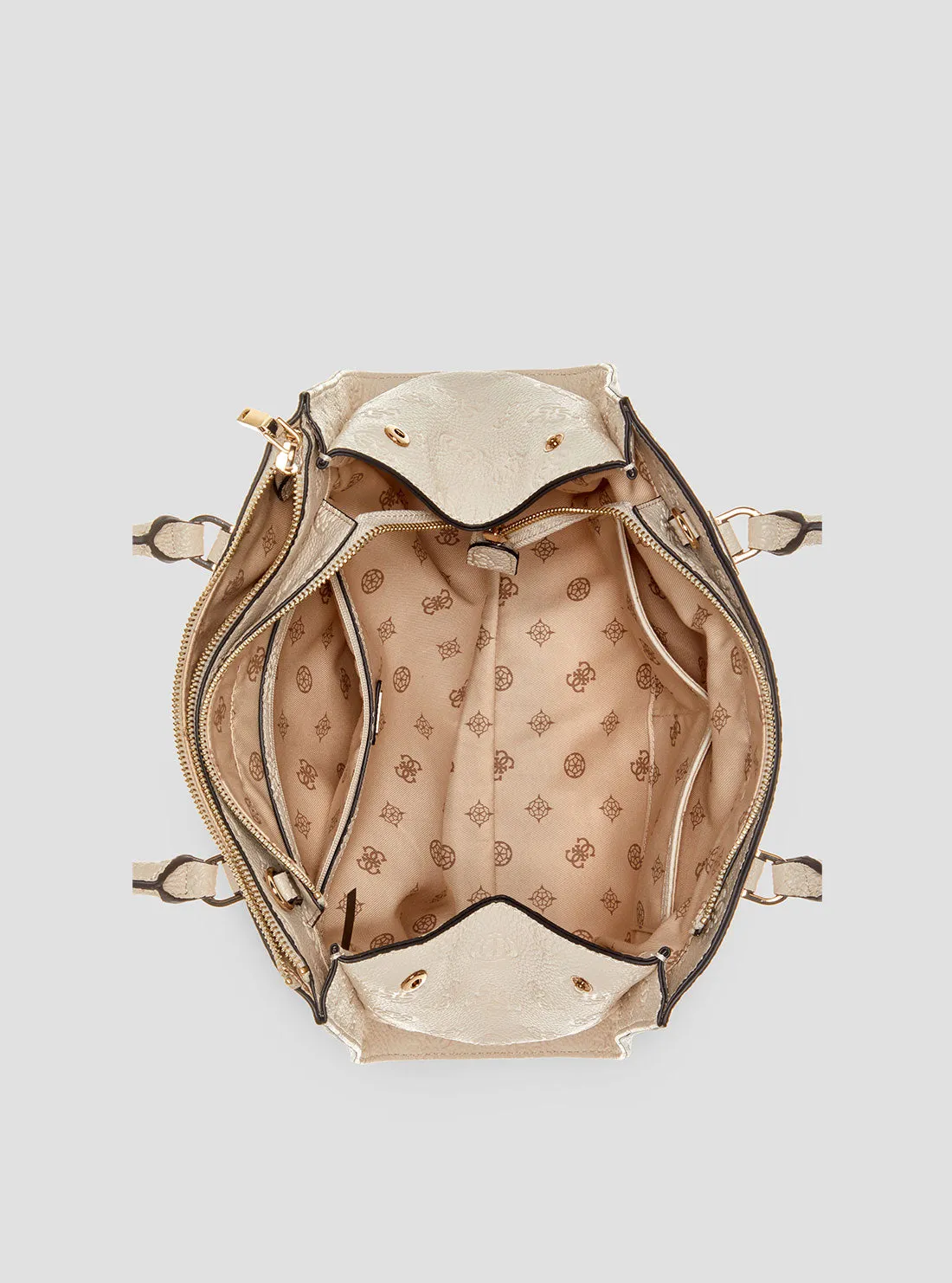 Cream Cresidia Society Satchel Bag