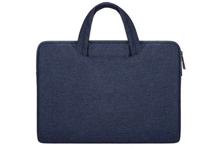 Custom Logo Waterproof Business Computer Laptop Bag Sleeve-Navy Blue