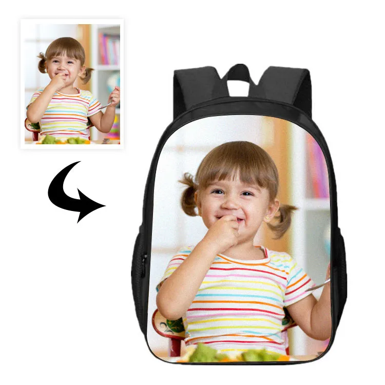 Custom Photo School Children Backpack