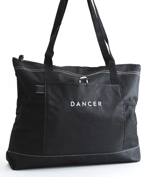 Dancer Embroidered Tote Bag