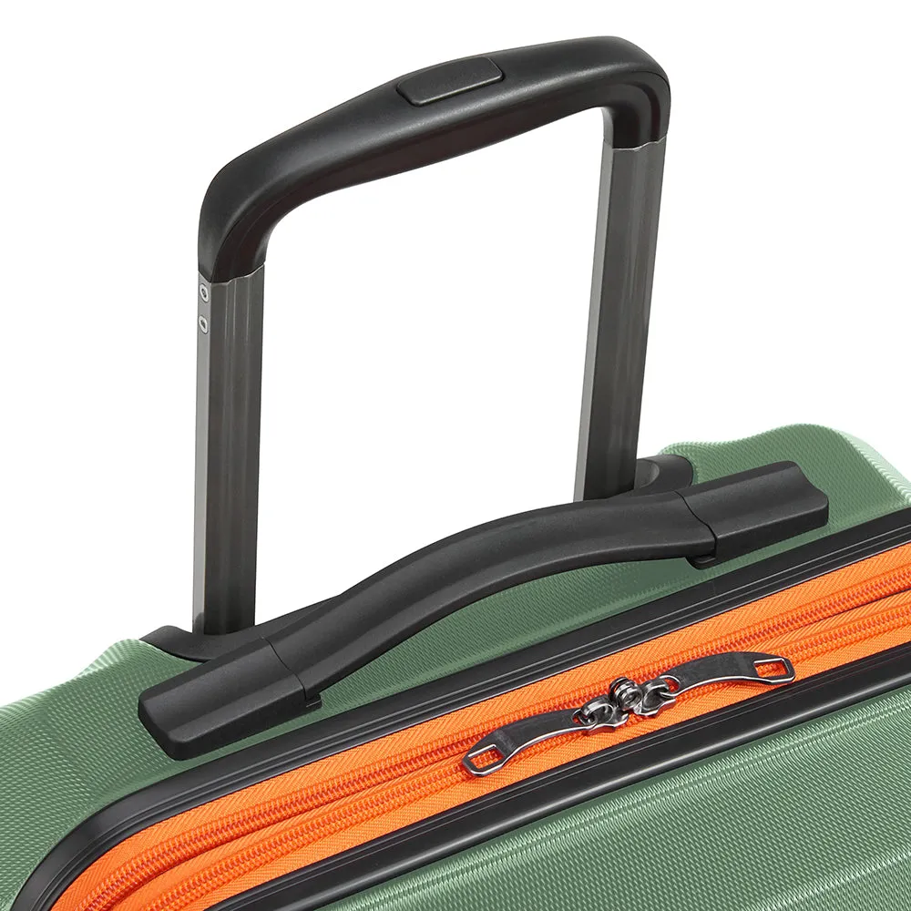 Delsey Paris Securitech® Citadel DY40058 76cm 4 Double Wheels Trolley Case - Green