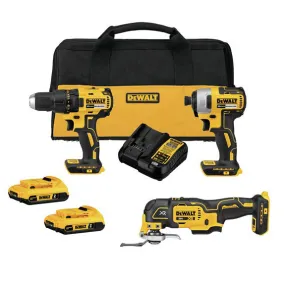 DeWalt DCK379D2 20V MAX Brushless 3-tool Kit