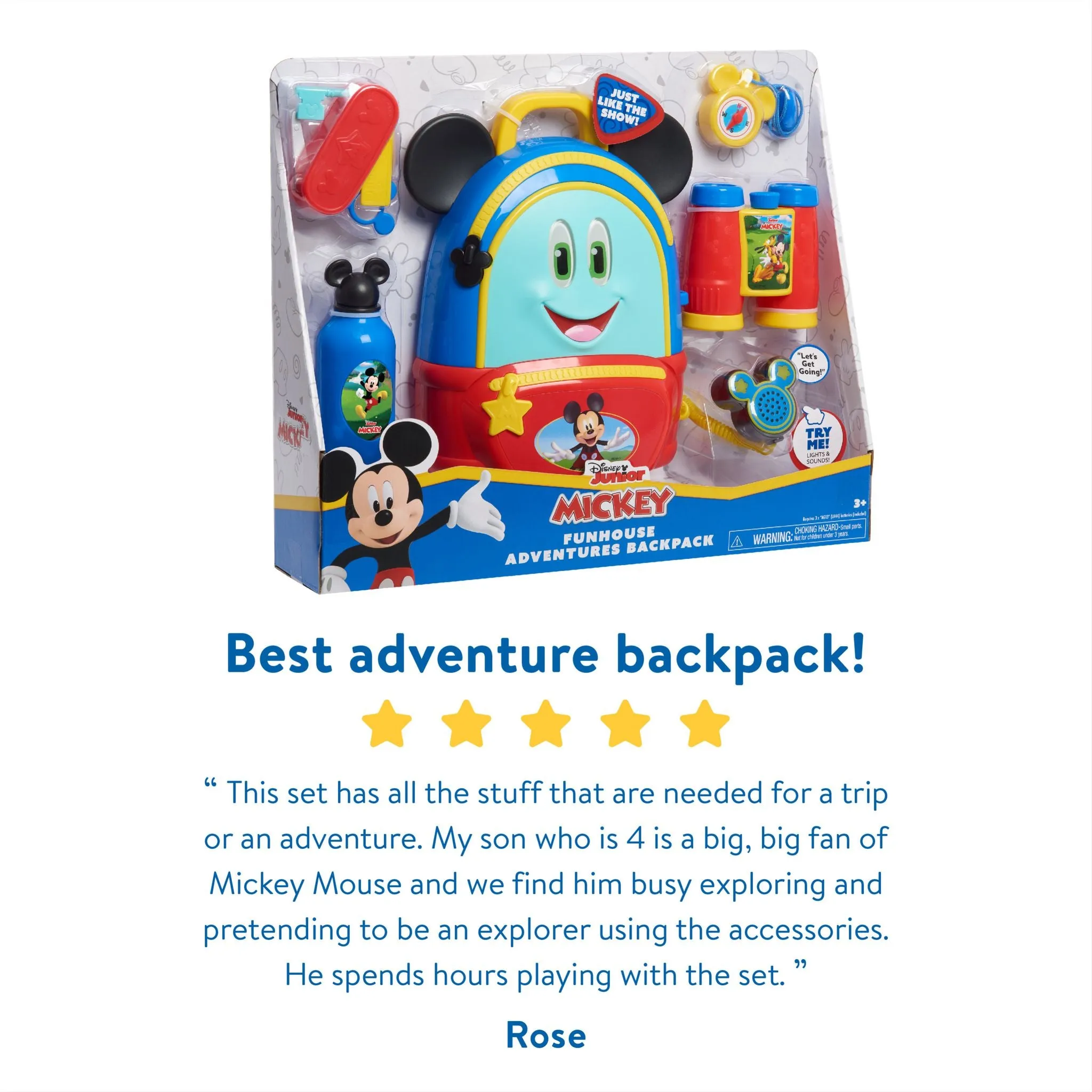 Disney Junior Mickey Mouse Funhouse Adventures Backpack