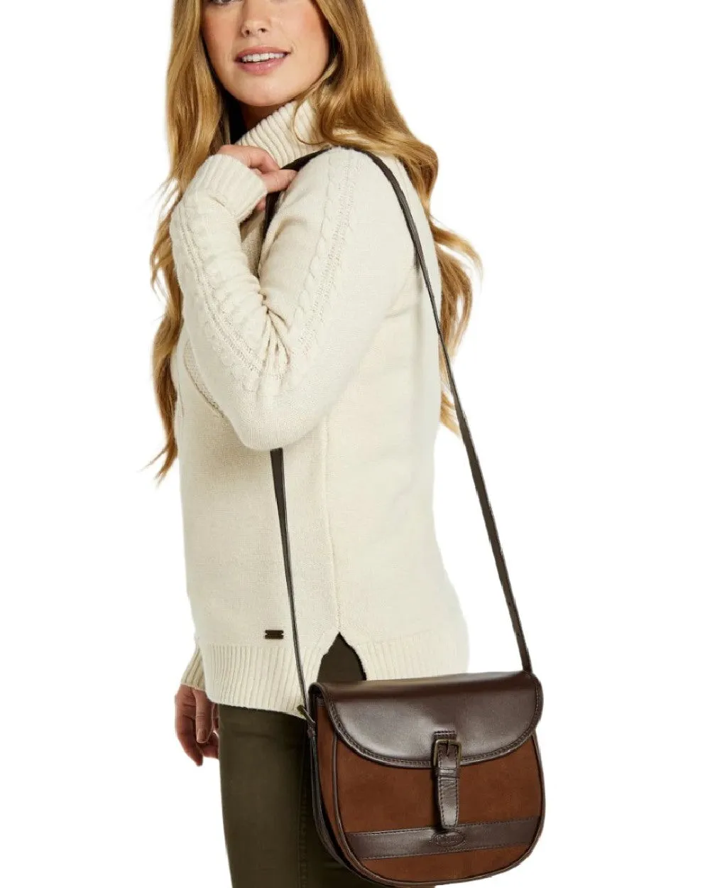 Dubarry Clara Leather Saddle Bag