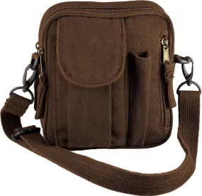 Earth Brown - Military Excursion Organizer Shoulder Bag