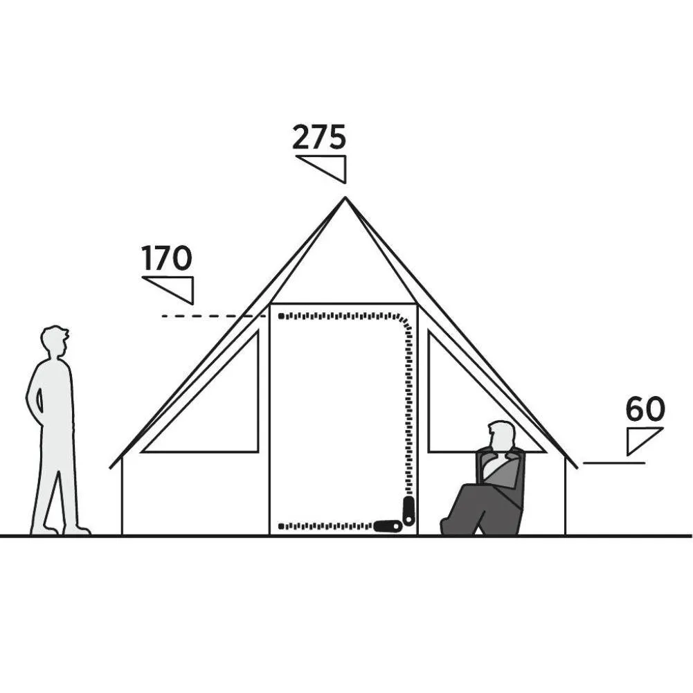 Easy Camp Moonlight Cabin Tent - 10 Man Tent