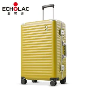 Echolac Celestra 20" 4 Double Wheel Cabin Luggage Trolley Yellow - PC183 Yellow 20