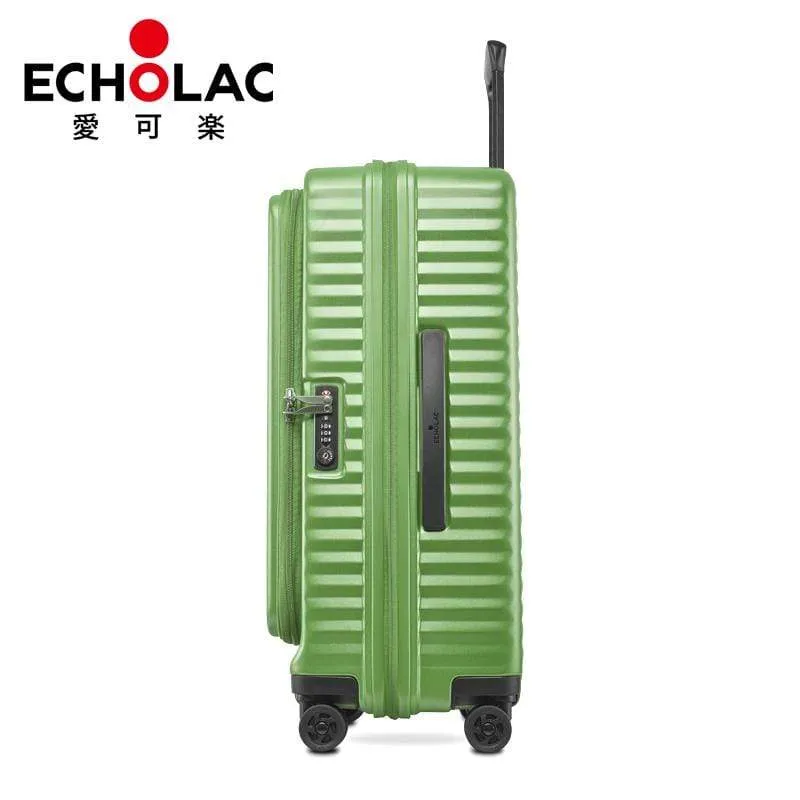 Echolac Celestra 24" 4 Double Wheel Check-In Luggage Trolley Green - PC183 Green 24