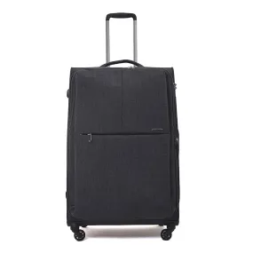 Echolac Gemini 20" 4 Double Wheel Cabin Luggage Trolley Dark Grey - CT807 Dark Grey 20