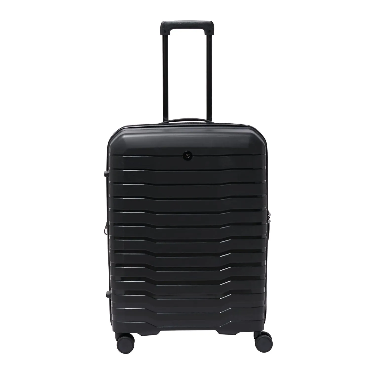 Echolac Lordnorth 68cm Hardcase Expandable 4 Double Wheel Check-In Luggage Trolley Black - PPT008 - 24 BLACK