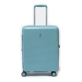 Echolac Pusion 55cm Hardcase Expandable 4 Double Wheel Cabin Luggage Trolley Blue - PW005 20 Blue