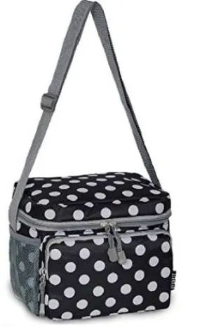 Everest Cooler Lunch Bag  - Black Dots