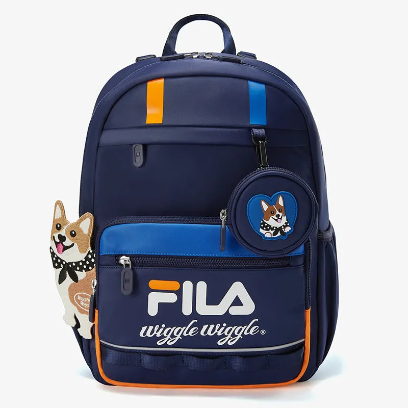 FILA KIDS BAGS ORIGINALE x WIGGLE WIGGLE Boys Backpack in Dark Blue