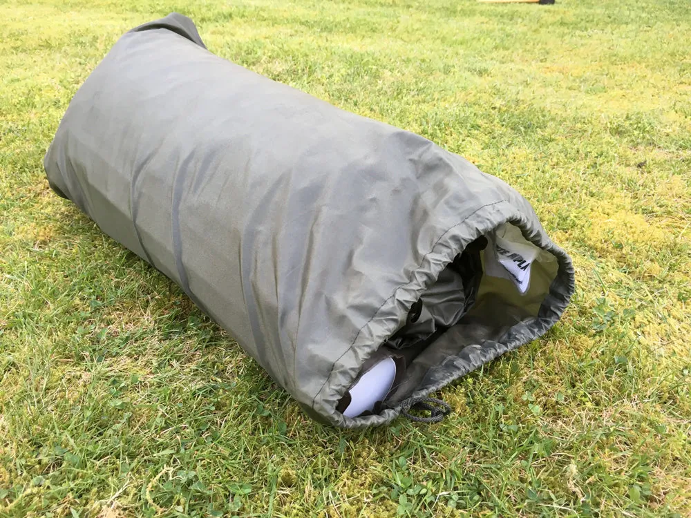 French army olive green nylon two-man tent - one piece – Unissued