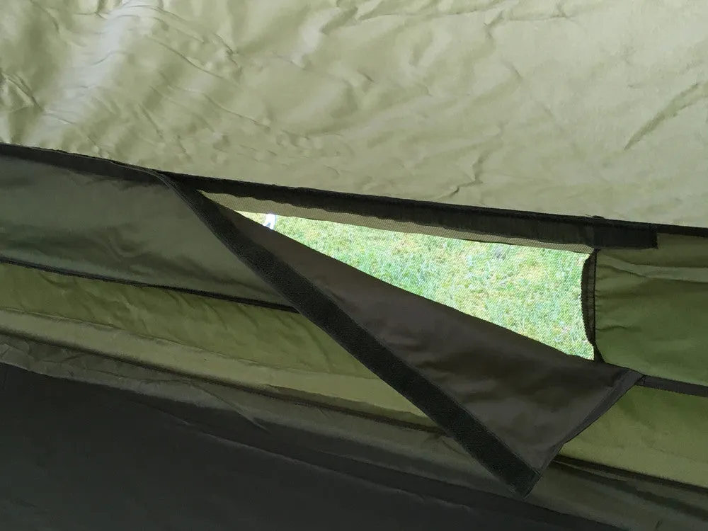 French army olive green nylon two-man tent - one piece – Unissued