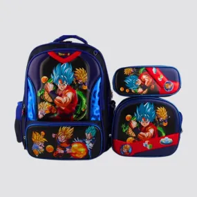 G2767 Dragon Ball Z 3-Piece Backpack / Trolley Set