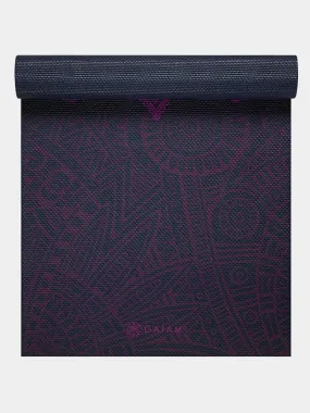 Gaiam Plum Sundial Yoga Mat 6mm