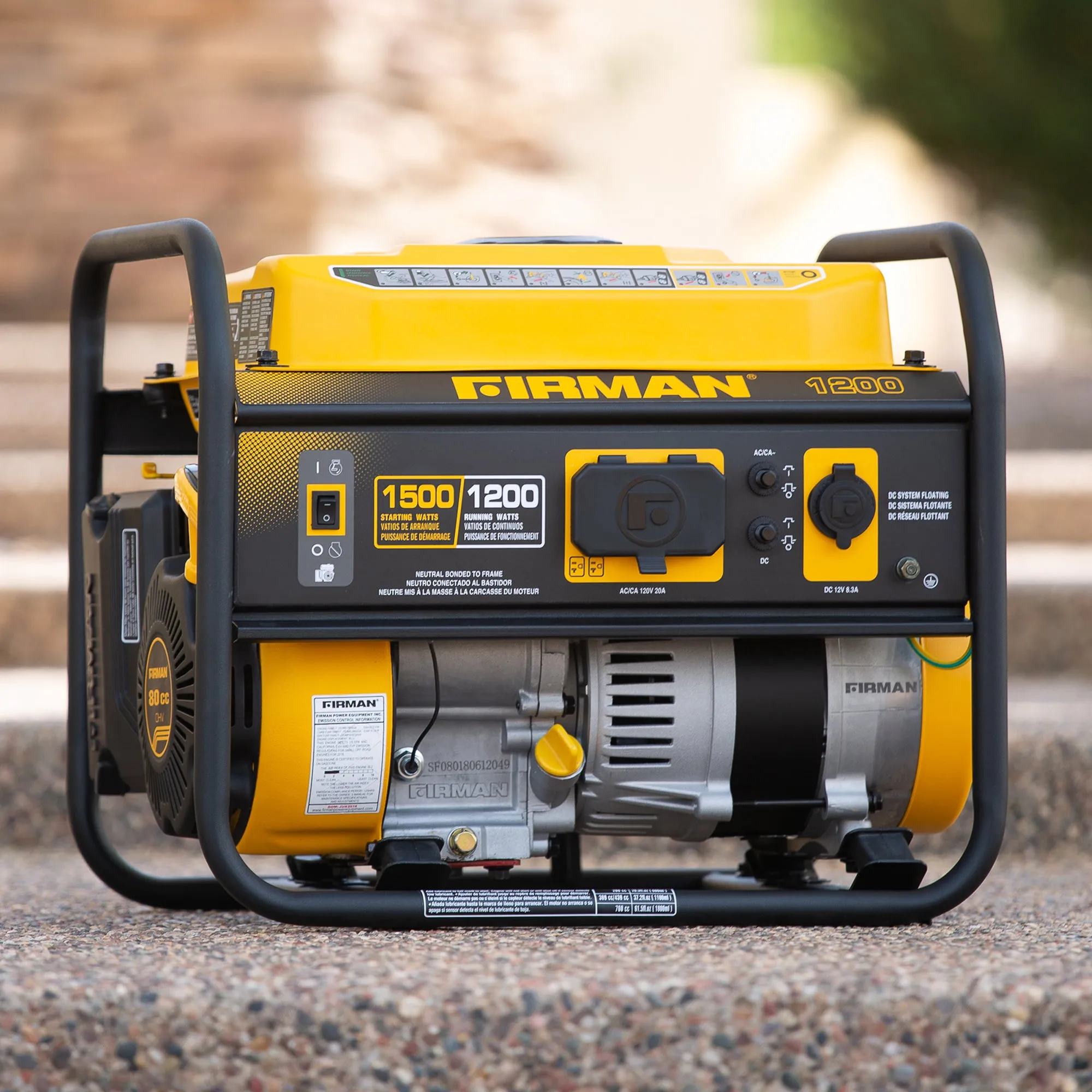 Gas Portable Generator 1500W Recoil Start