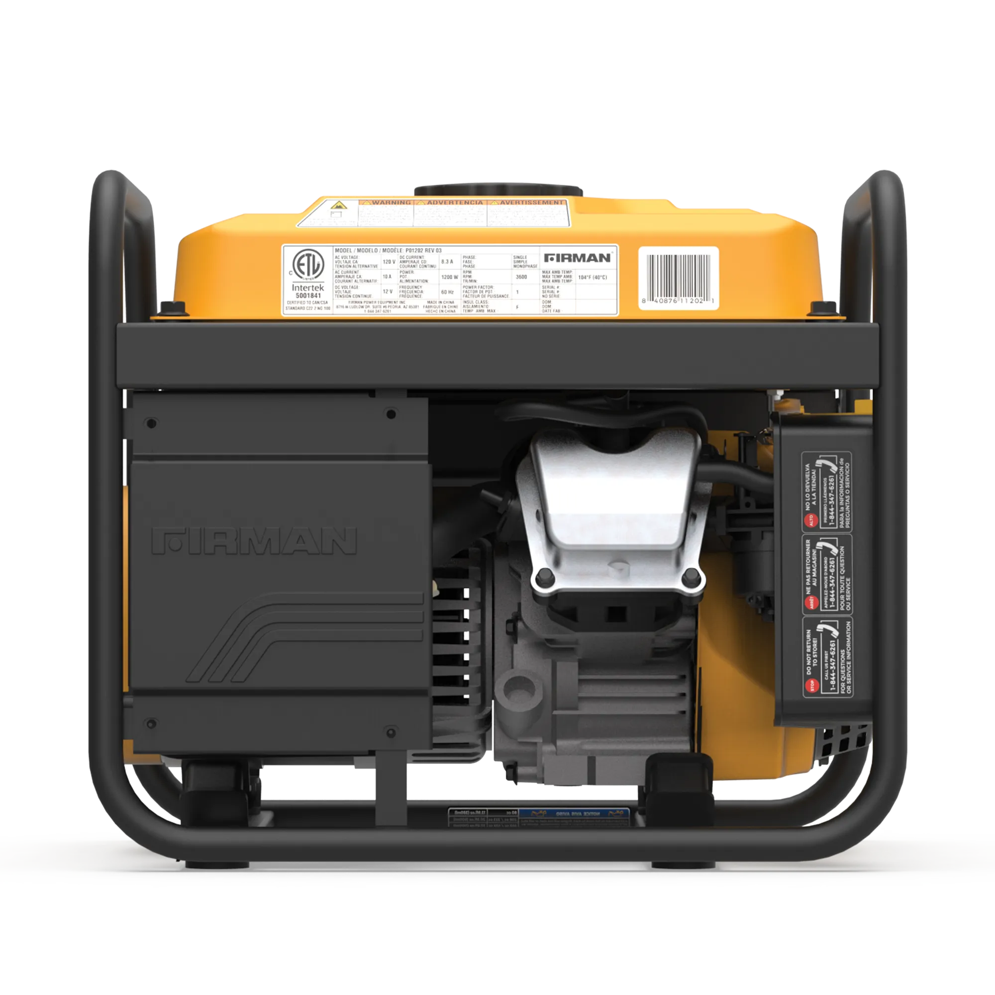 Gas Portable Generator 1500W Recoil Start