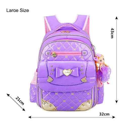 GCWHFL Korean Style Girl's School Bags Backpacks Children Schoolbags For Girl Backpack Princess Kids Book School Bags Knapsack