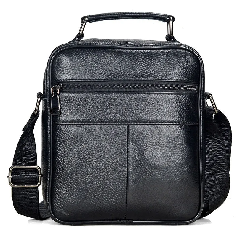 Genuine Leather Messenger Bags for Male