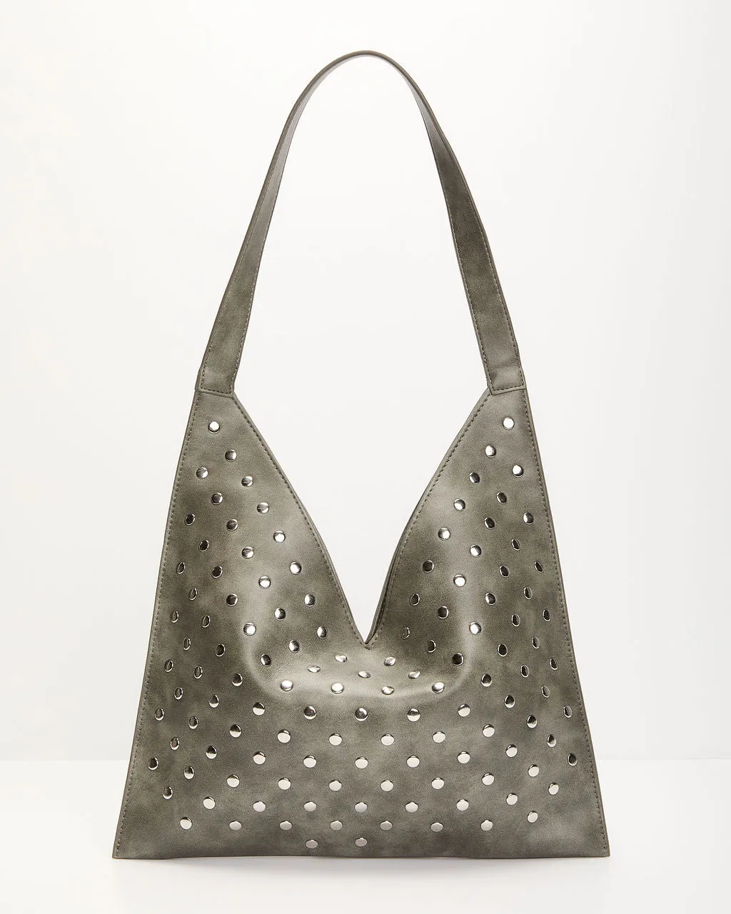 Get It Right Studded Structured Tote Bag