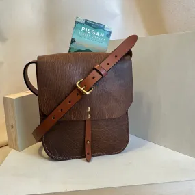 Glazed Bison Forager Small Crossbody Leather Bag