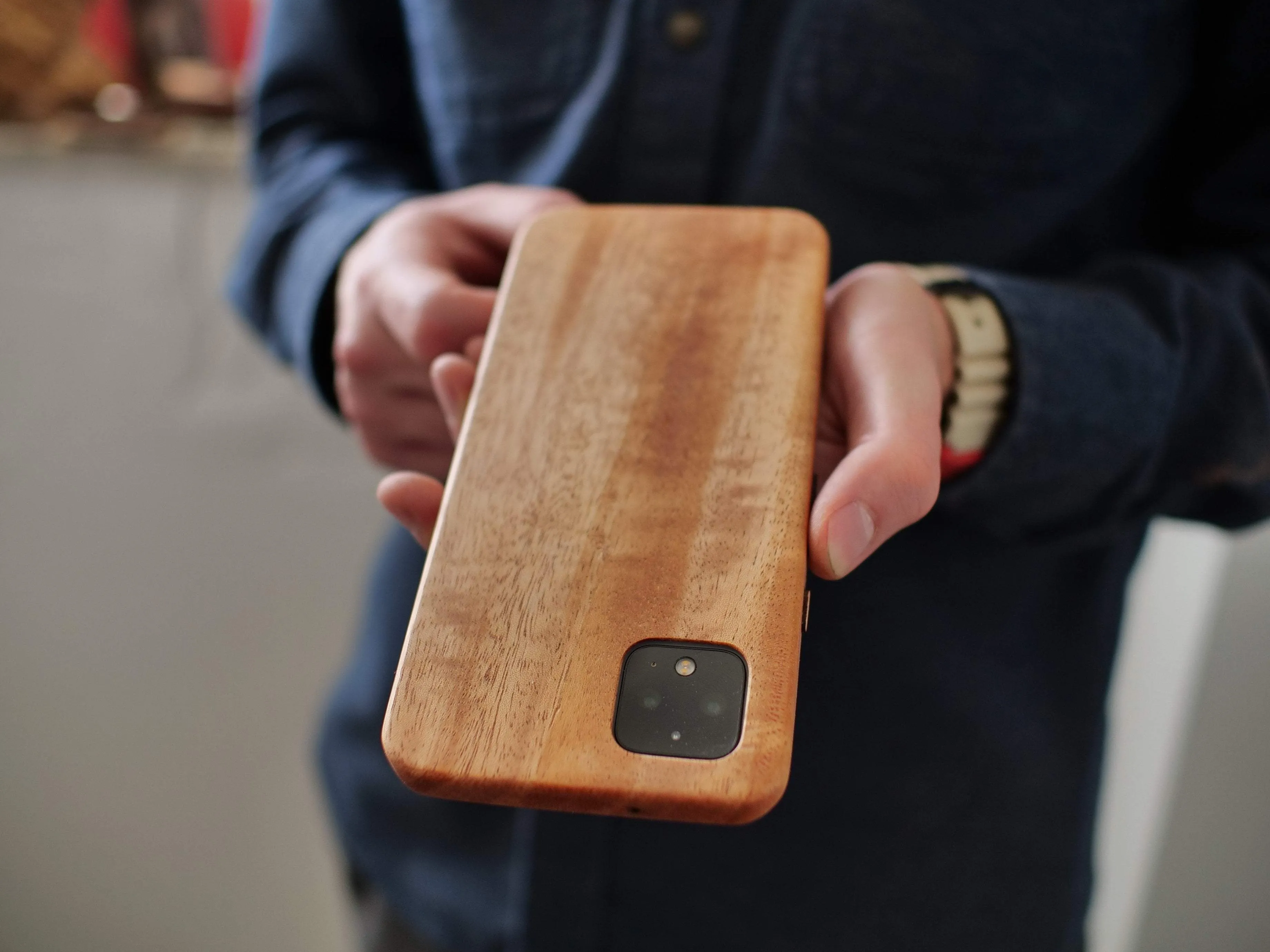 Google Pixel 6a Wood Case