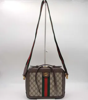 Gucci GG Supreme Web Top Handle Shoulder Bag