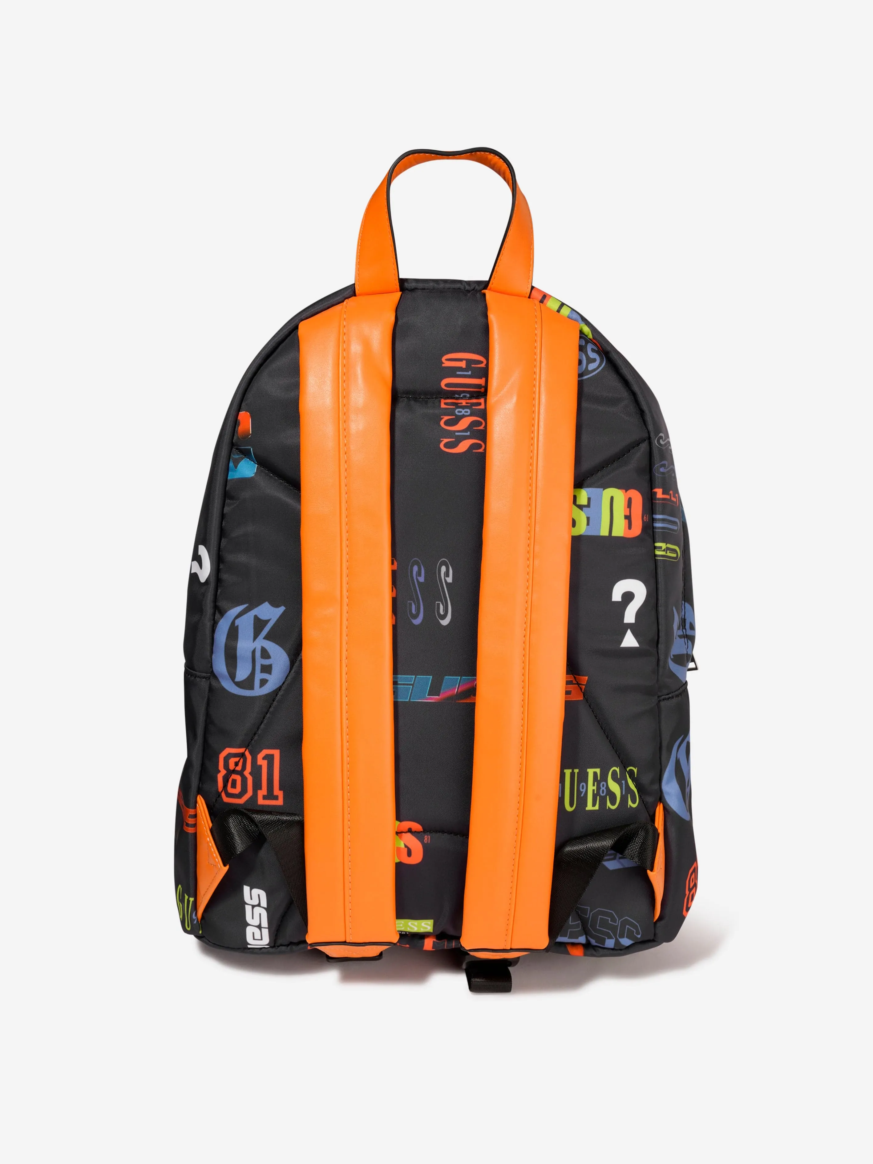 Guess Kids Logo Print Backpack in Black