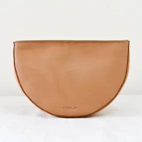 Half Moon Crossbody, Natural - "Flynn"