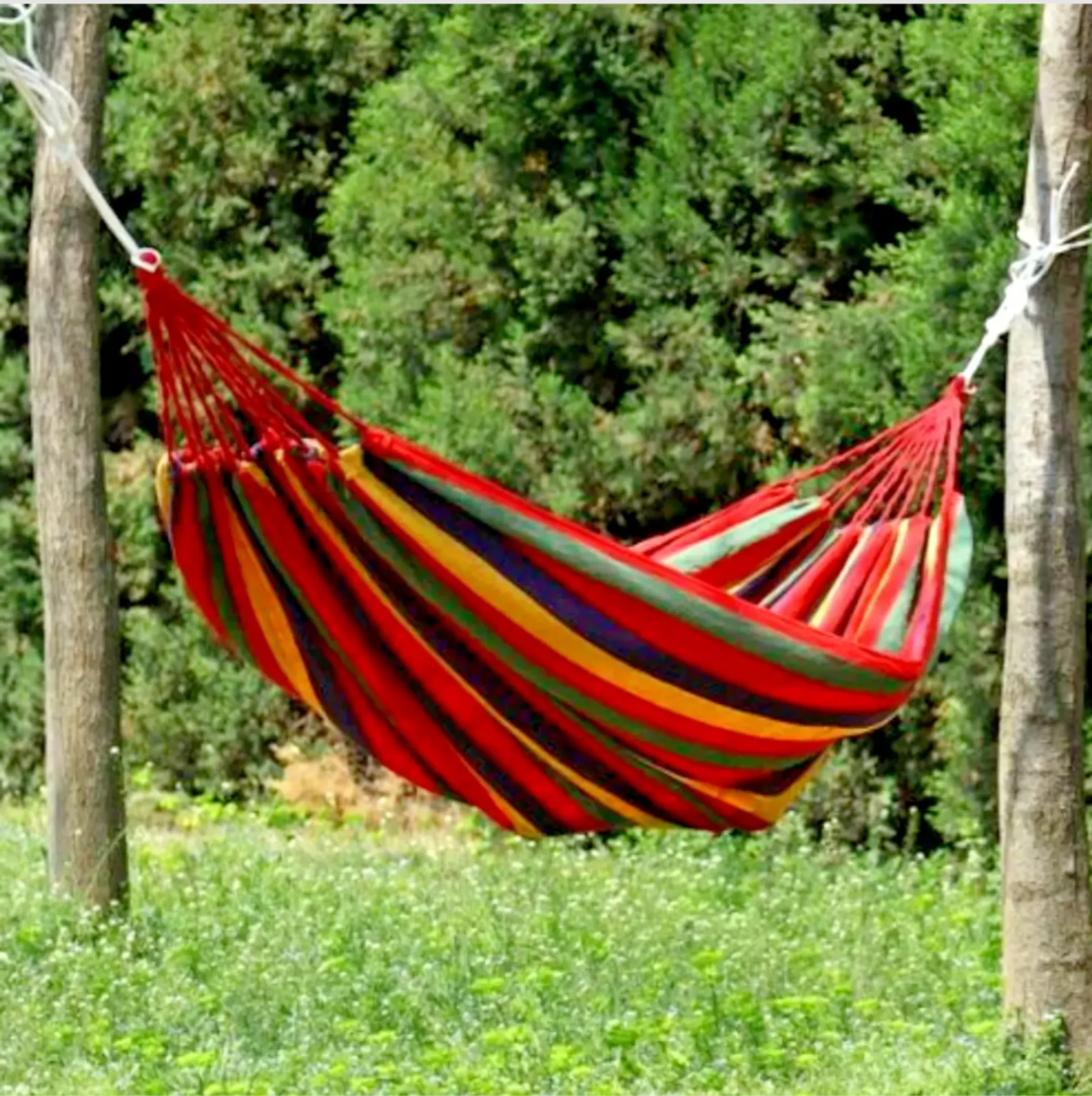 Hammock mexico women and men, Amaca Hamacas de Patio Mejicanas Outdoor Colorful Stripe Canvas Bed For Camping Hiking Picnic