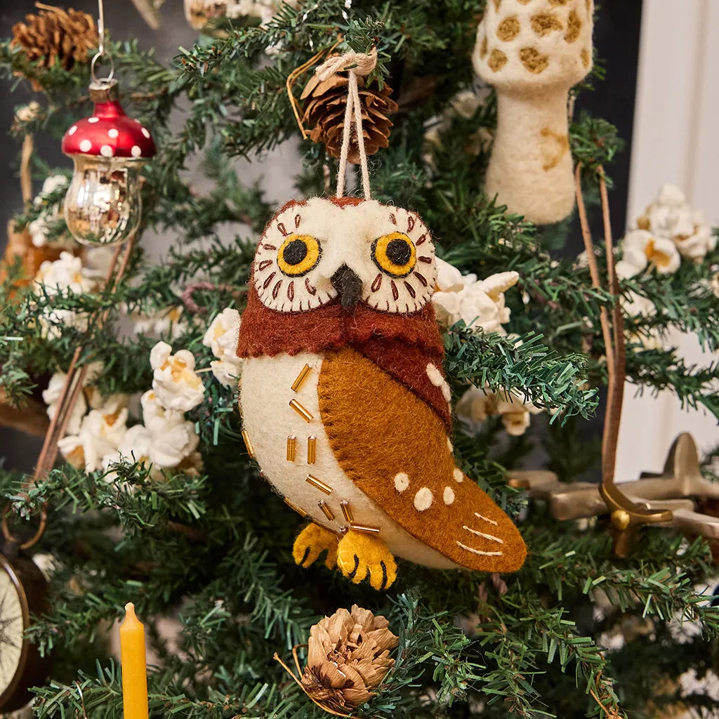 Harvest Owl Ornament