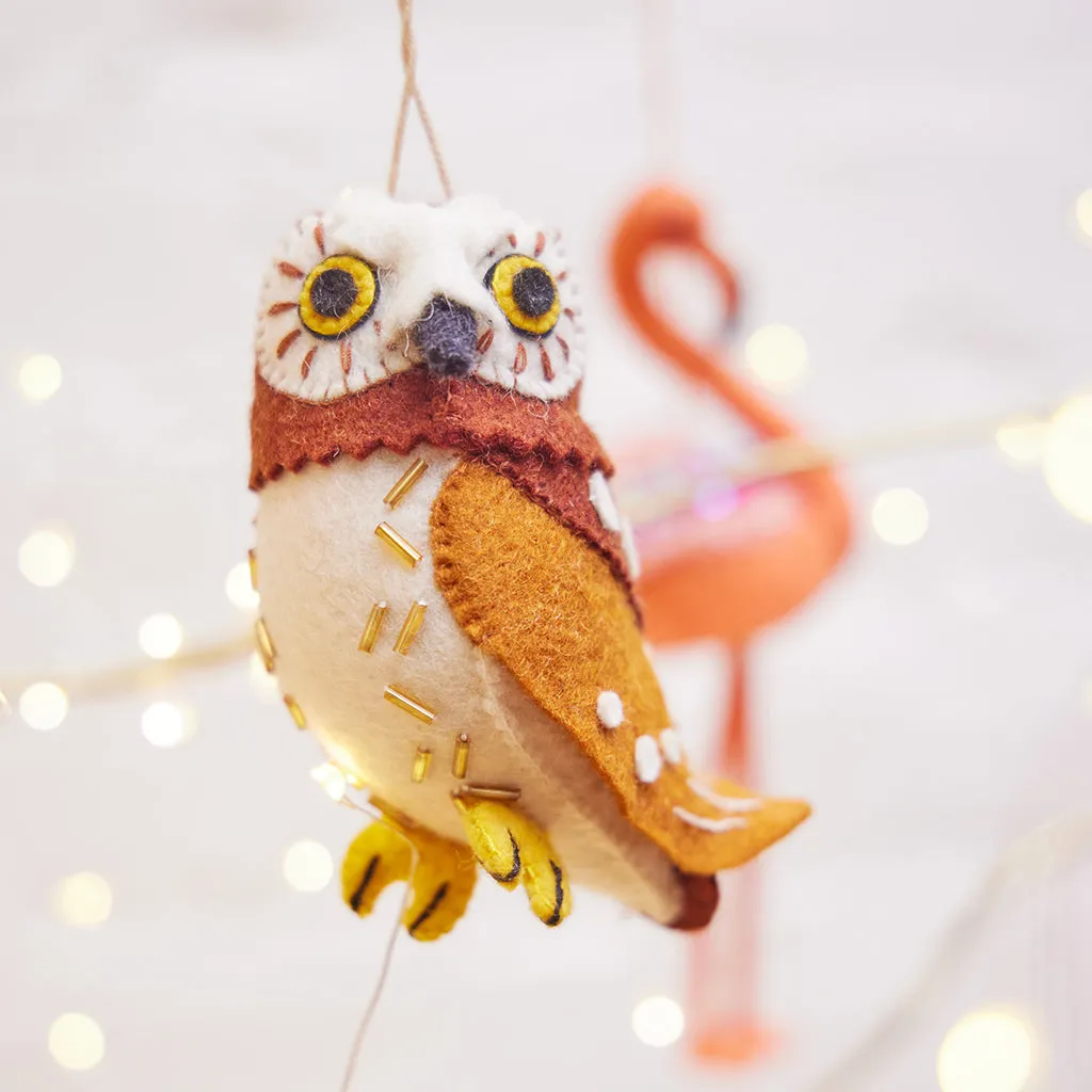 Harvest Owl Ornament