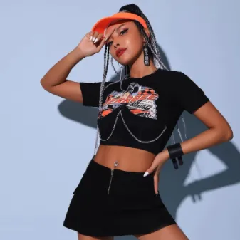 Hip Hop Rave Two Piece Set