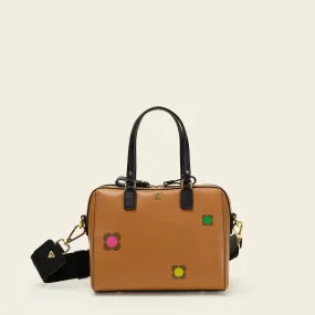 Iris Handbag - Scattered Flower Tan