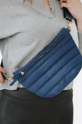 Jolie Puffer Belt Bag Navy