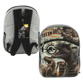 Jurassic World Backpack Large 16 inch Let Em Out