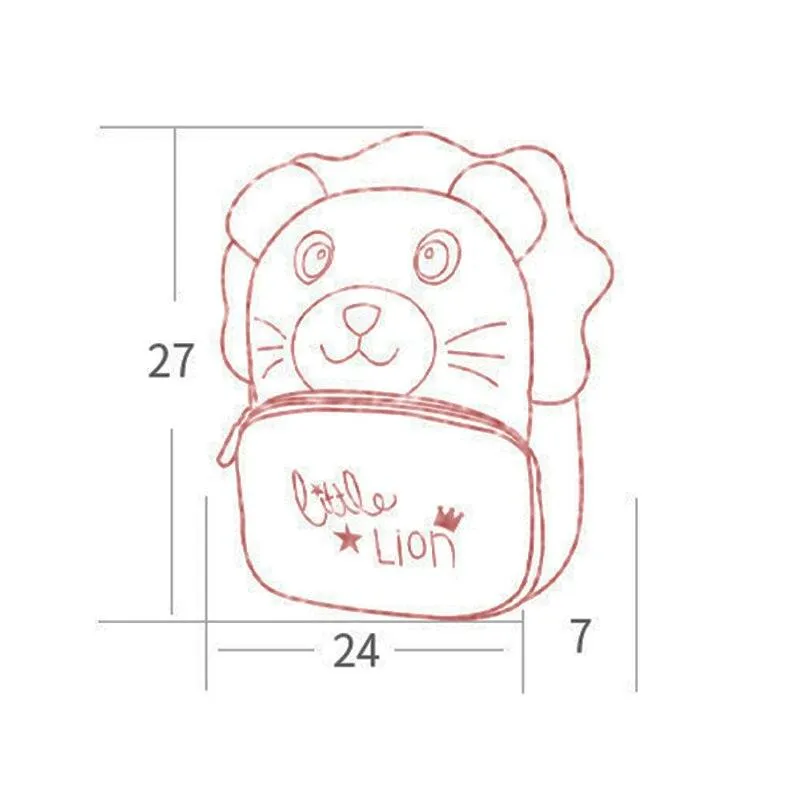 Kawaii Animals Plush Kid's Backpack - Kawaii Bag