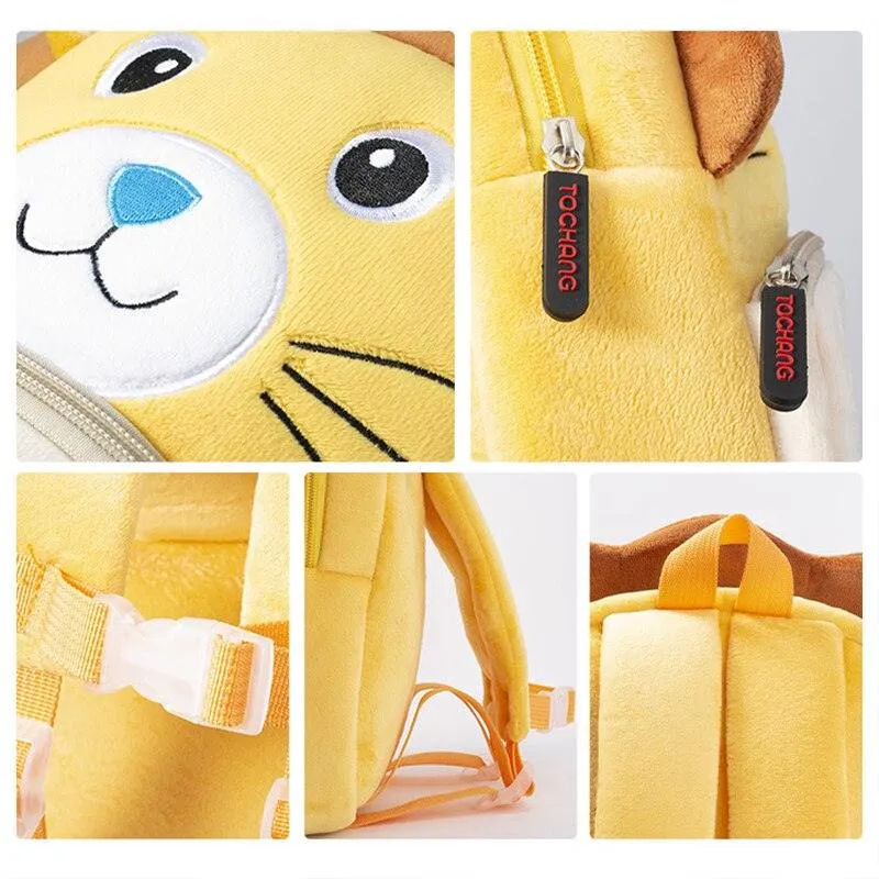 Kawaii Animals Plush Kid's Backpack - Kawaii Bag