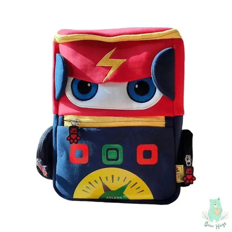 Korean Robot Kindergarten Kids Backpack