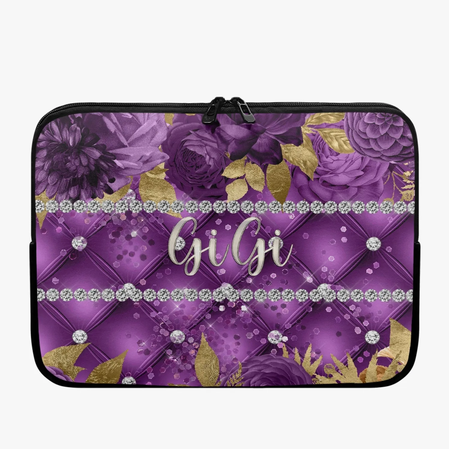 Laptop Sleeve - without handles - Purple Floral - GiGi