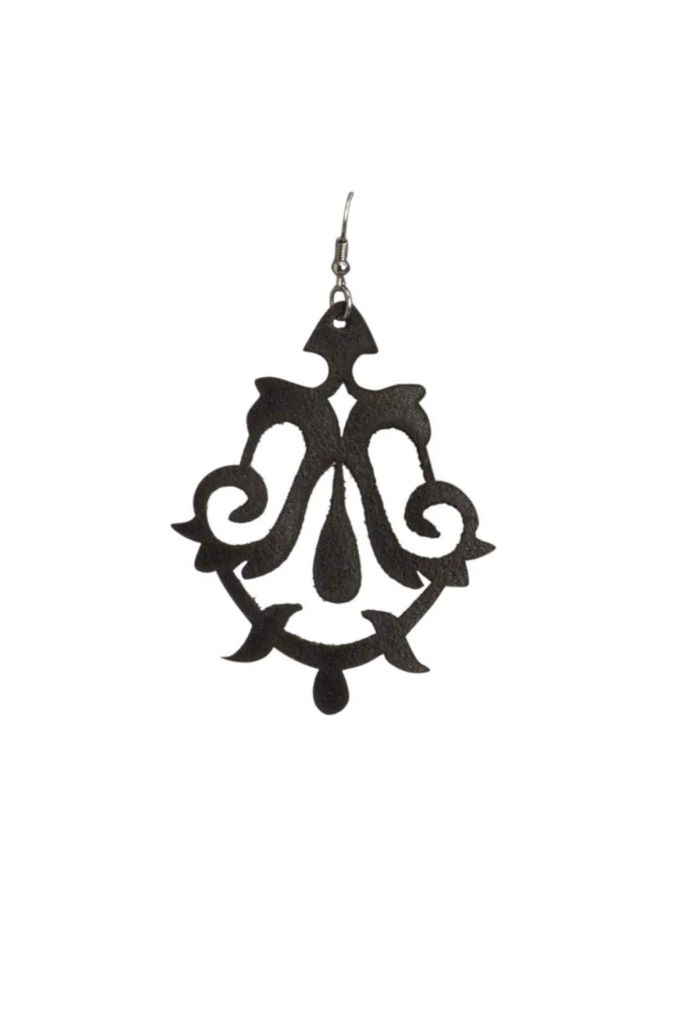 Lilly Lasercut Leather Earrings